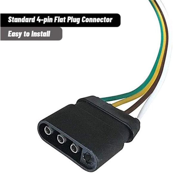 Red Lens Trailer Hitch Cover with 12 LED Brake Light Fit 2" Receiver - Picture 6 of 8